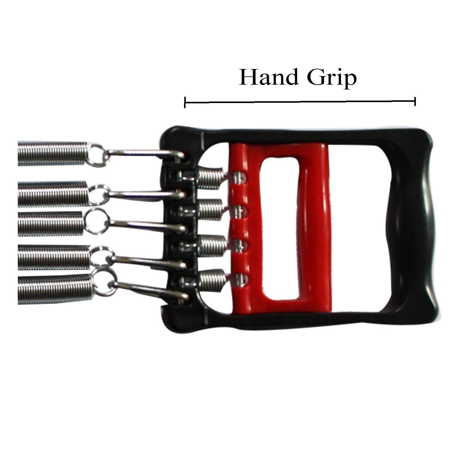 Multi Usage 3 In 1 Chest Expander Spring For Men Inbuilt Hand Gripper Cum Tummy Trimmer Exerciser With 5 Detachable Springs For Home Mini Gym