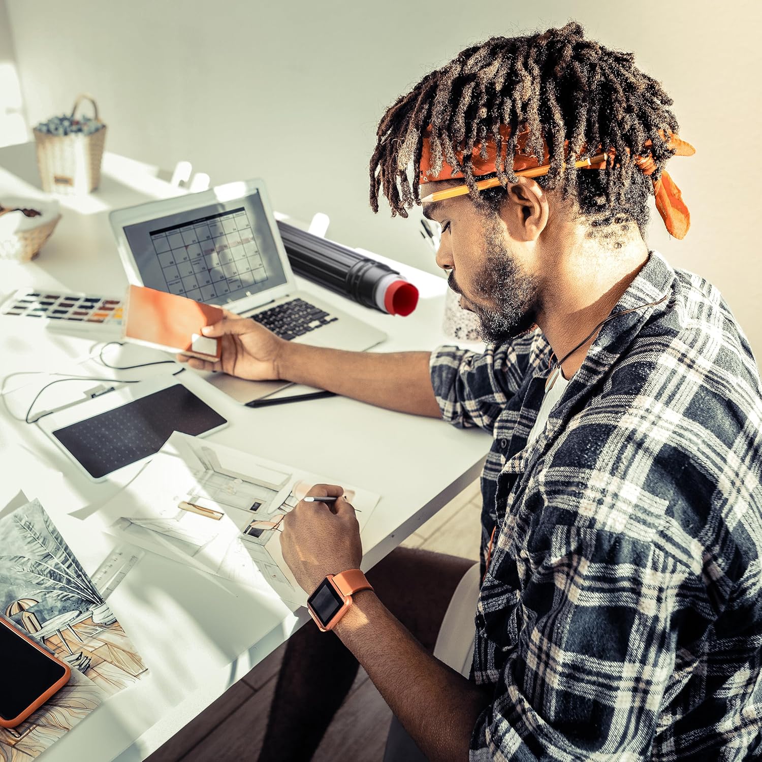 Tubes, Extendable Poster Tube Expand from 24.5" to 40" with Adjustable Shoulder Strap Lids and Lable,Waterproof Telescoping Blueprint Art Document Storage Transport Carrying Tube