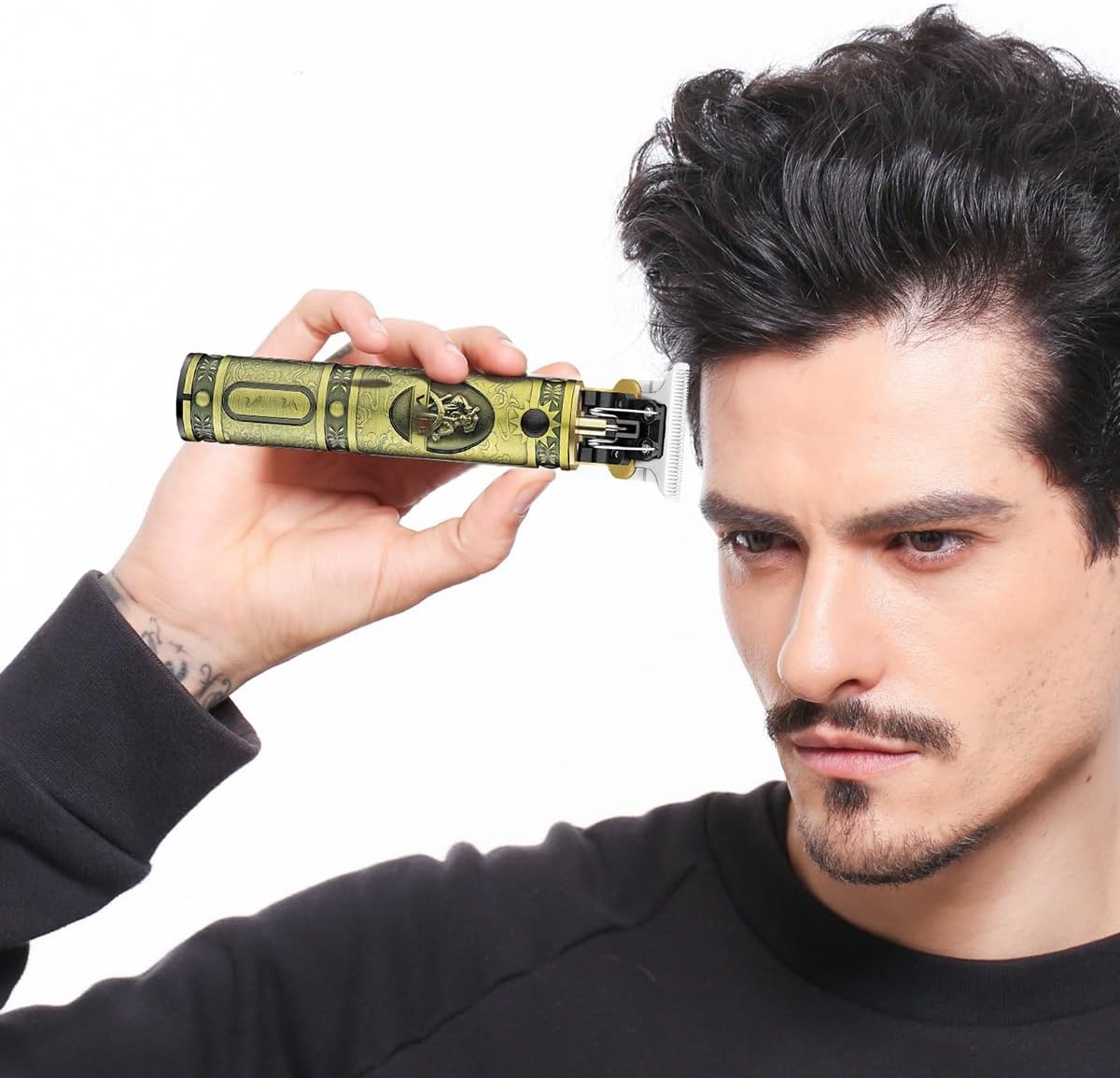 Razors Vintage T9 Electric Hair Cutting Machine Hair Clipper Professional Barber Men Shaver Rechargeable Hair Trimmer for Men