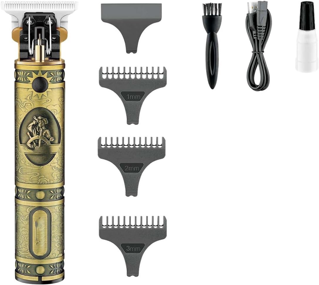 Razors Vintage T9 Electric Hair Cutting Machine Hair Clipper Professional Barber Men Shaver Rechargeable Hair Trimmer for Men