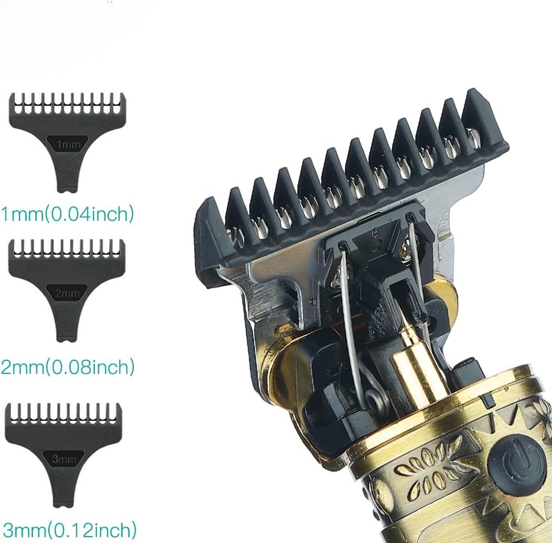 Razors Vintage T9 Electric Hair Cutting Machine Hair Clipper Professional Barber Men Shaver Rechargeable Hair Trimmer for Men