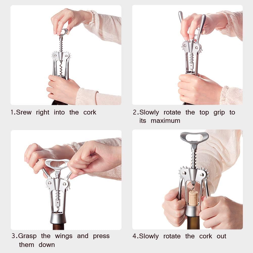 Corkscrew Wine Opener Premium All-in-one Wine Corkscrew and Bottle Opener