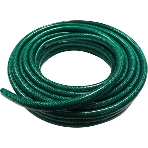3/4"Inch (19mm) Green,3 Layered Heavy Duty Braided Water Hose Pipe for Watering Easy to Connect, Garden, Car Wash, Floor Clean, Pet Bath 10 Year Replacement guarantee