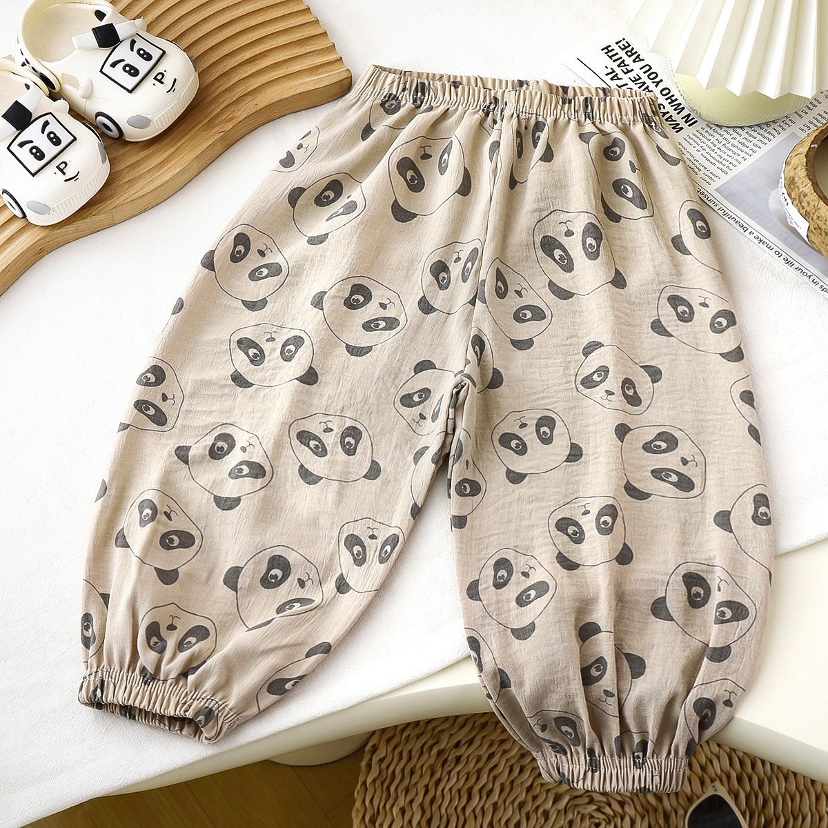 Children's pants, new summer style, breathable mosquito-proof pants for boys and girls, small and medium-sized children's lantern pants, baby thin style