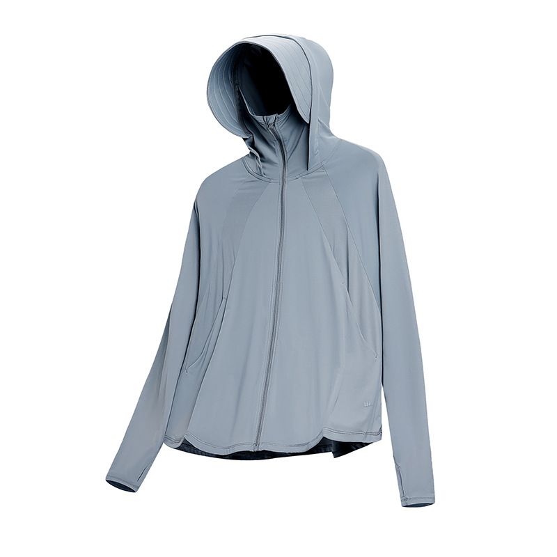 UPF50+ Women's Lightweight Sun Protection Coat, Breathable UV-Resistant Loose Casual Skin Jacket