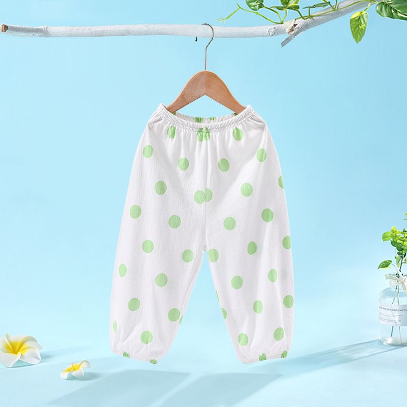New Baby Mosquito Pants A-class Pure Cotton Boys and Girls Summer Mesh Thin Breathable Long Pants