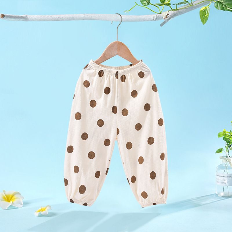 New Baby Mosquito Pants A-class Pure Cotton Boys and Girls Summer Mesh Thin Breathable Long Pants