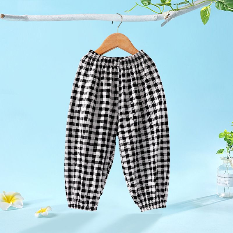 New Baby Mosquito Pants A-class Pure Cotton Boys and Girls Summer Mesh Thin Breathable Long Pants