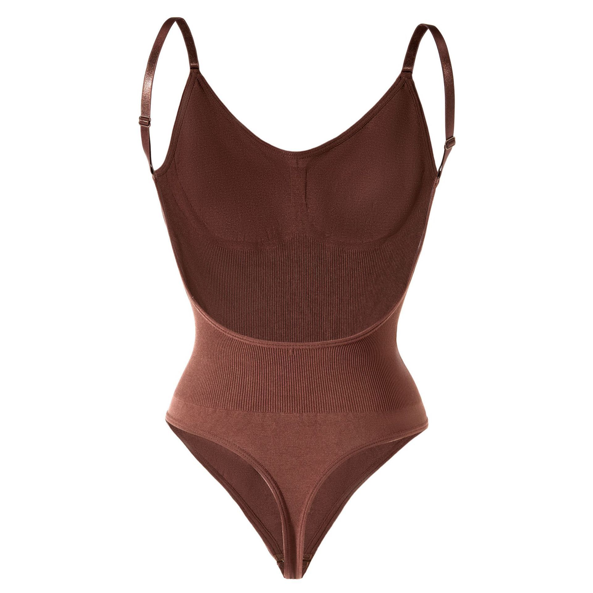 New backless jumpsuit for shaping the body, seamless waist and hip lifting, and abdominal cinching pants for women in plus size, tight fitting postpartum corset and abdominal cinching