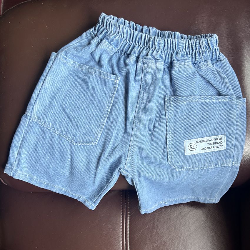 New summer children's shorts denim shorts hot selling cute dinosaur summer style boys' denim quarter pants