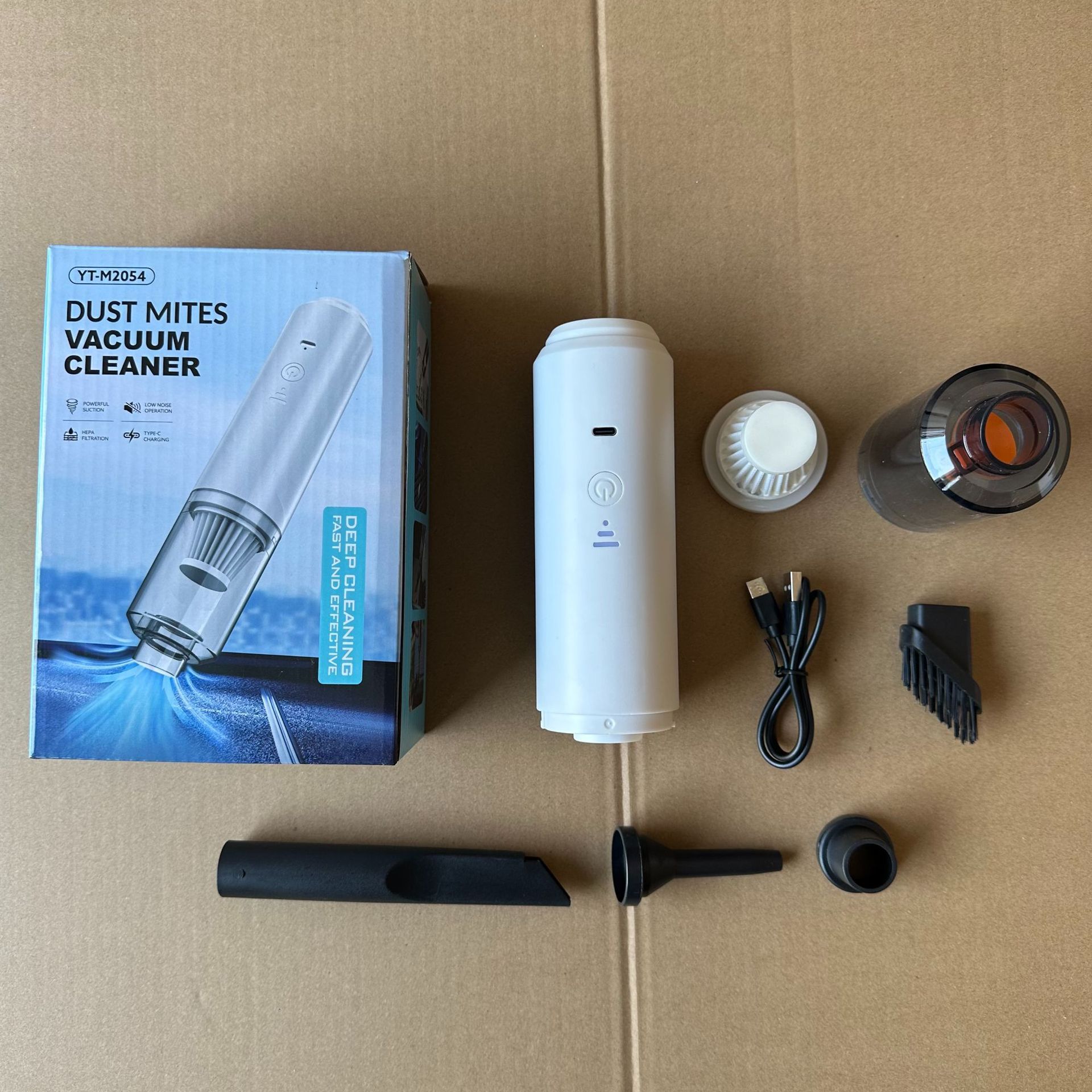 Car vacuum cleaner with wireless super strong suction power for cars, powerful household small mini handheld car specific high power