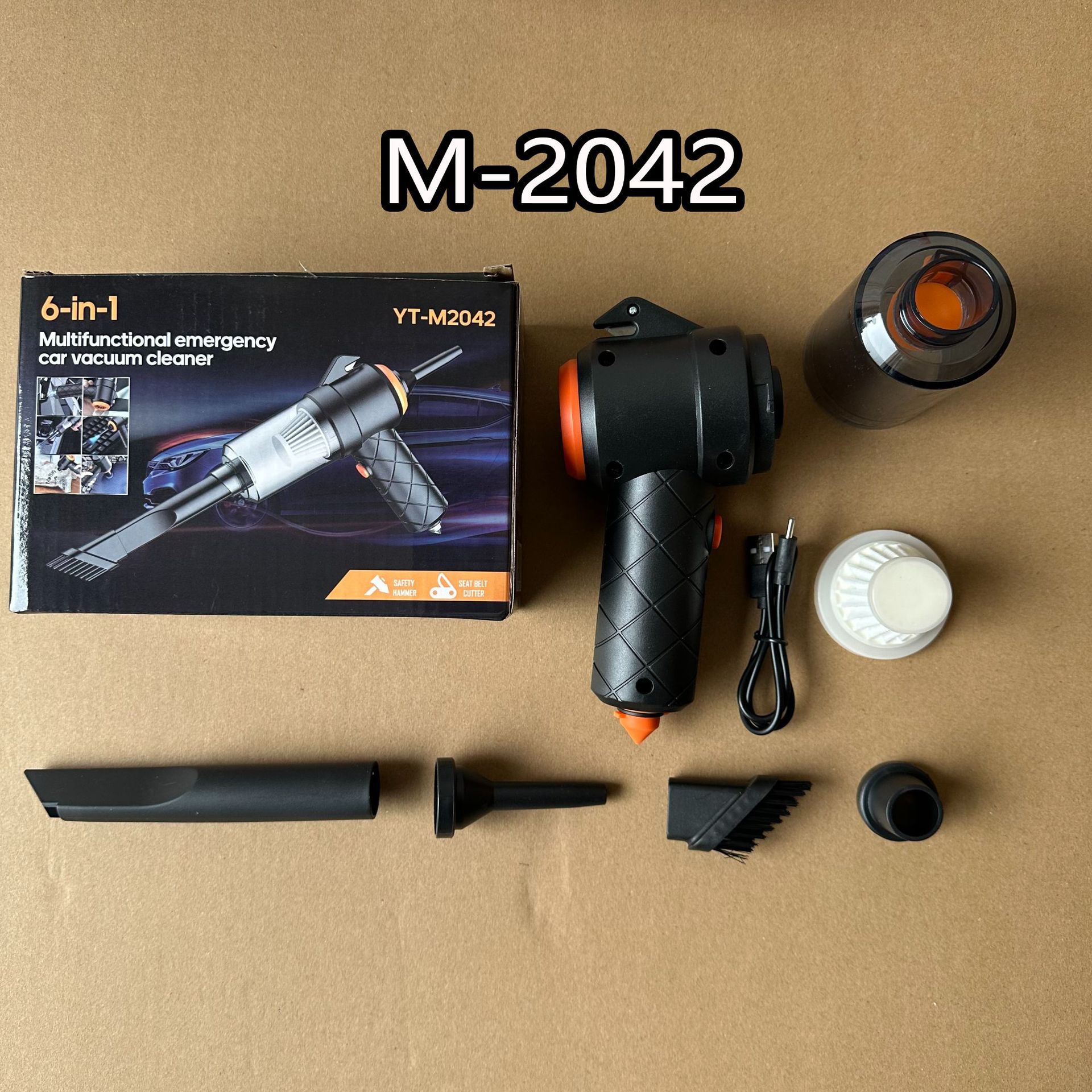 Car vacuum cleaner with wireless super strong suction power for cars, powerful household small mini handheld car specific high power