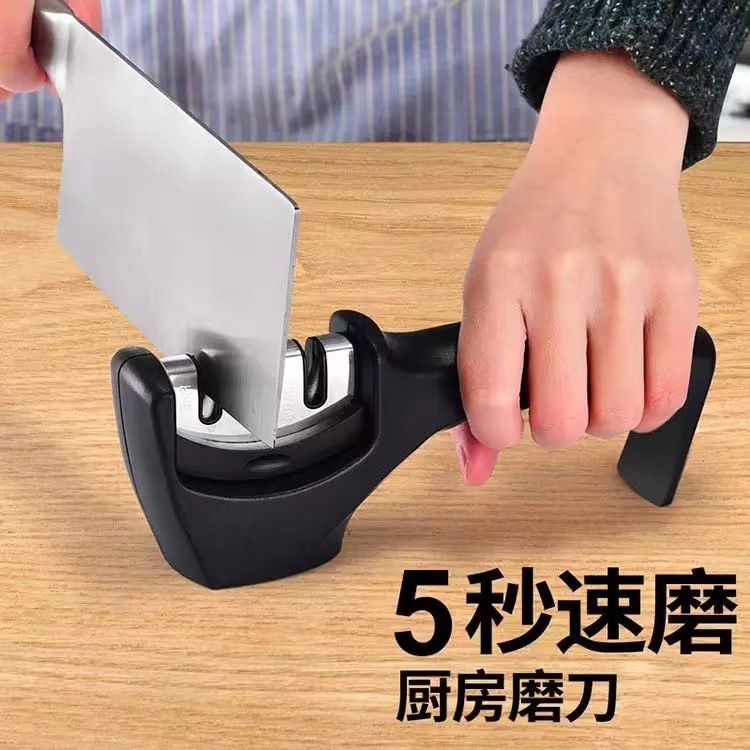 Multi functional household four stage sharpening tool, stone rod, three-stage quick wholesale sharpening tool, blade opener