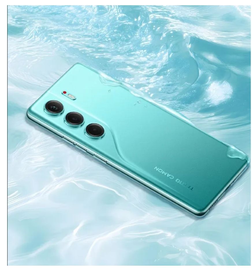 Tecno Camon 40 Pro 256GB ROM+8GB RAM 6.78' 120Hz AMOLED Display Corning Gorill 7i Glass Protection 50MP+50MP Camera MTK Helio G100 Ultimate IP69 Dust/Water Resistant 5200mAh Battery Smartphone