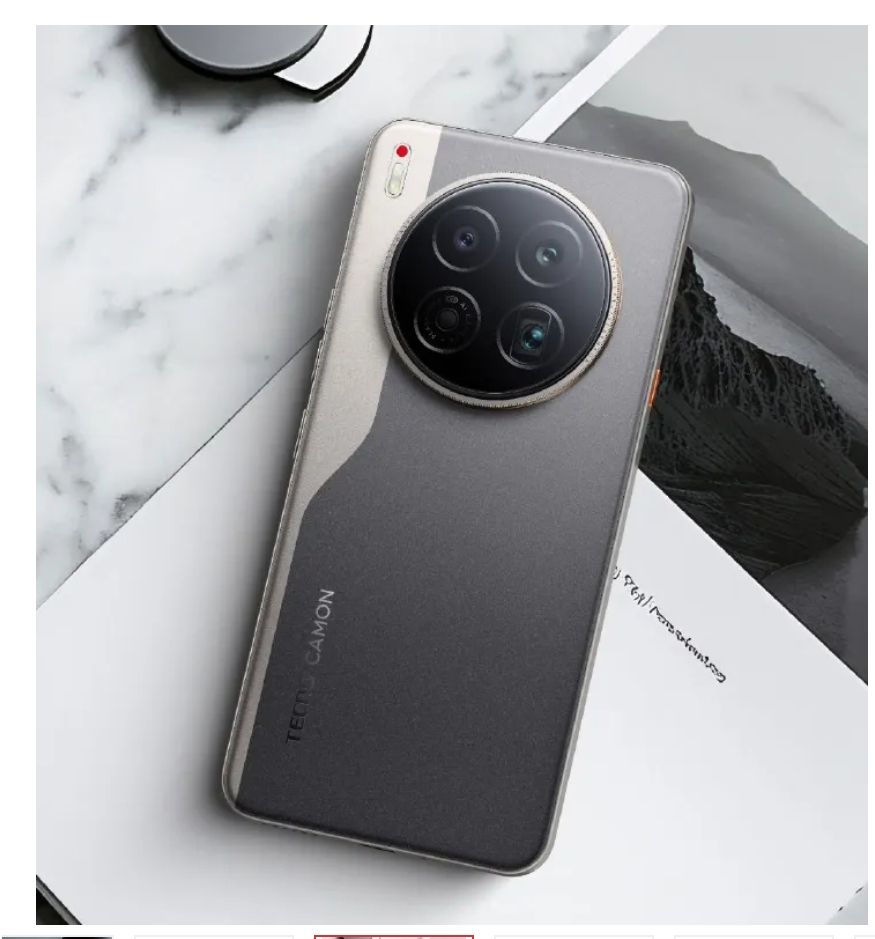 Tecno Camon 40 Premier 256GB+16(8+8)GB RAM 6.67" 144Hz LTPO AMOLED MTK Dimensity 8350 45W 5100mAh 50MP Dual Speaker Android 15 IP68/IP69 Dust Water Resistance Dual Sim Smart Phones phone