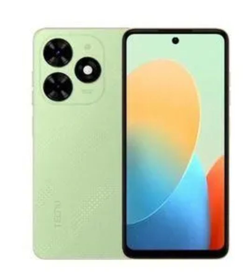 [Anniversary Offer] Tecno Pop 8 64GB+4(2+2)GB 6.6" 90Hz Display Hole Screen Dynamic Port Stereo Dual Speakers 13MP Back Camera 5000mAh Battery Type-C Charging Fingerprint Unlock Android Smart Phone