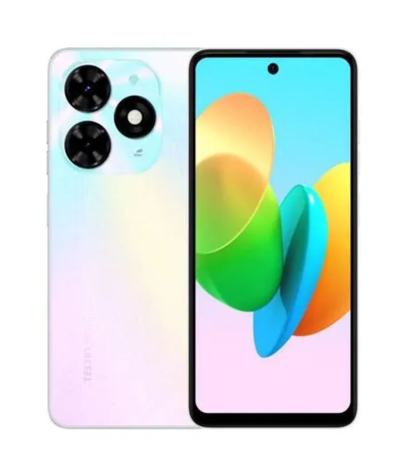 [Anniversary Offer] Tecno Pop 8 64GB+4(2+2)GB 6.6" 90Hz Display Hole Screen Dynamic Port Stereo Dual Speakers 13MP Back Camera 5000mAh Battery Type-C Charging Fingerprint Unlock Android Smart Phone