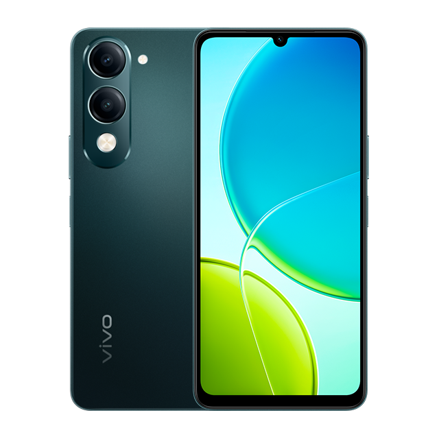Vivo Y04 128GB+4GB 6.74" 90Hz Display 13MP Camera 5500mAh Battery 15W Fast Charging Dual SIM IP64 Dust/Water Resistant Unisoc T7225 SoC Android Smartphone