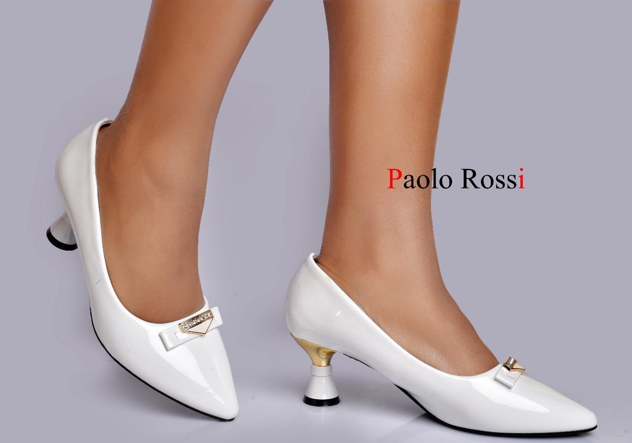 LATEST PAOLO ROSSI HEELS HIGH QUALITY WOMENS CLASSIC HEELS🔥Official women favorite low  heel , new arrival in market ✨clearance sale offer very cute as in picture🔥all sizes and colors available