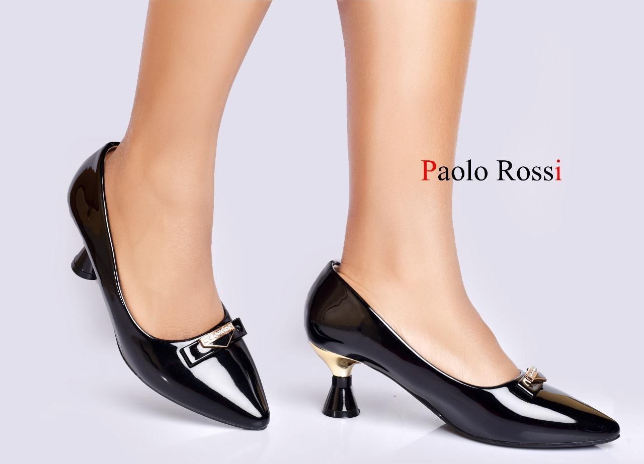 LATEST PAOLO ROSSI HEELS HIGH QUALITY WOMENS CLASSIC HEELS🔥Official women favorite low  heel , new arrival in market ✨clearance sale offer very cute as in picture🔥all sizes and colors available