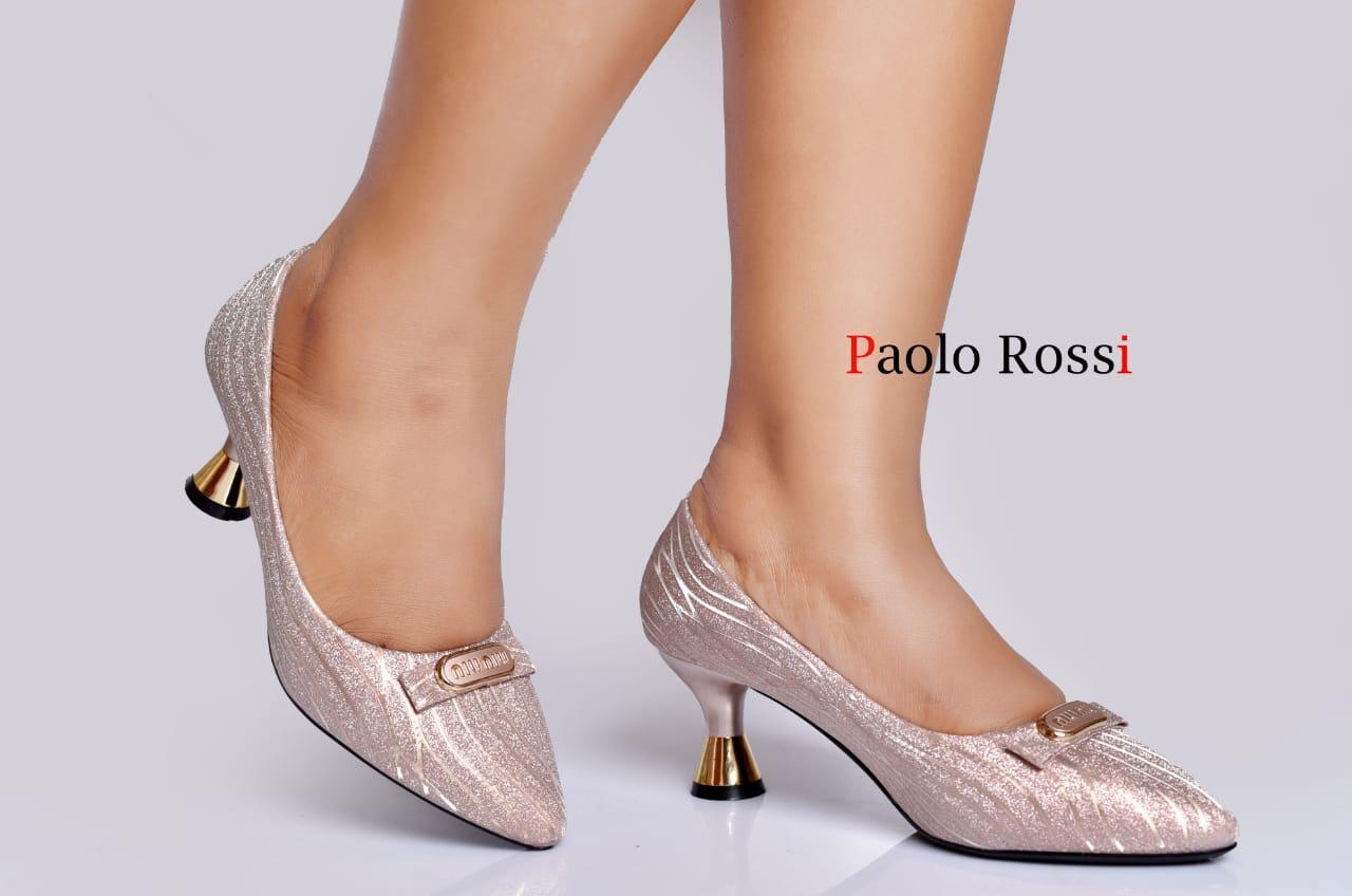 LATEST 👌✨PAOLO ROSSI HEELS💖 HIGH QUALITY WOMENS CLASSIC HEELS🔥Official women favorite low  heel , new arrival in market ✨clearance sale offer very cute as in picture🔥all sizes and colors available