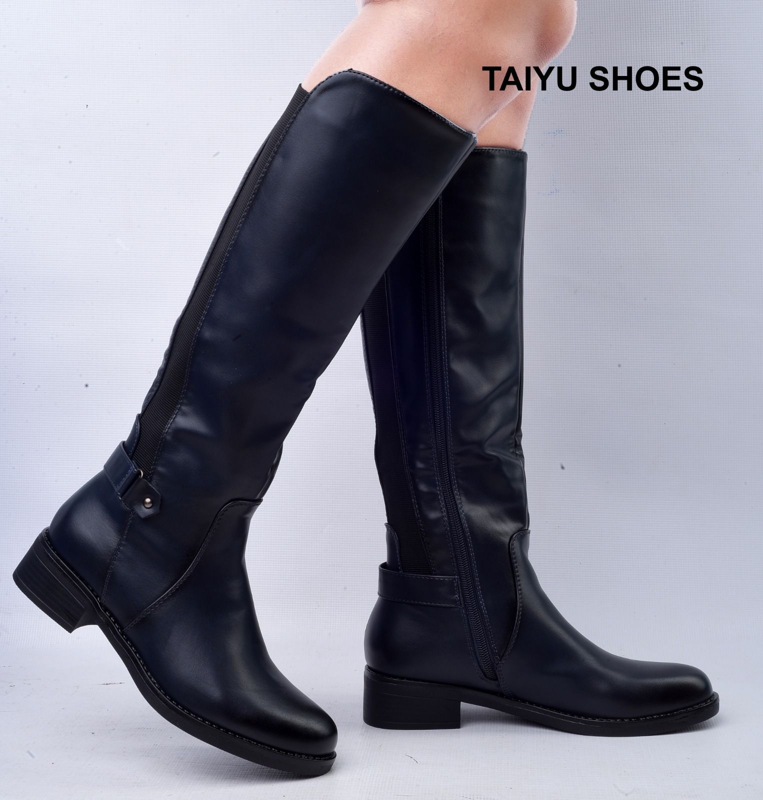 Pure leather ladies water proof rainy season fashion Taiyu leather rainy boots high quality Women all weather winter and rainy season Boots for that trendy and sleek look while keeping warm dry feet
