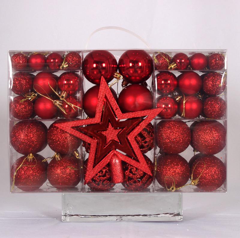 🎄 Luxury Christmas balls 101pcs Tree Ornament Set with Glitter Baubles & Star Topper – Premium Holiday Decoration Collection ✨🎁⭐🎨 Complete color-themed sets 101 pieces Christmas balls
