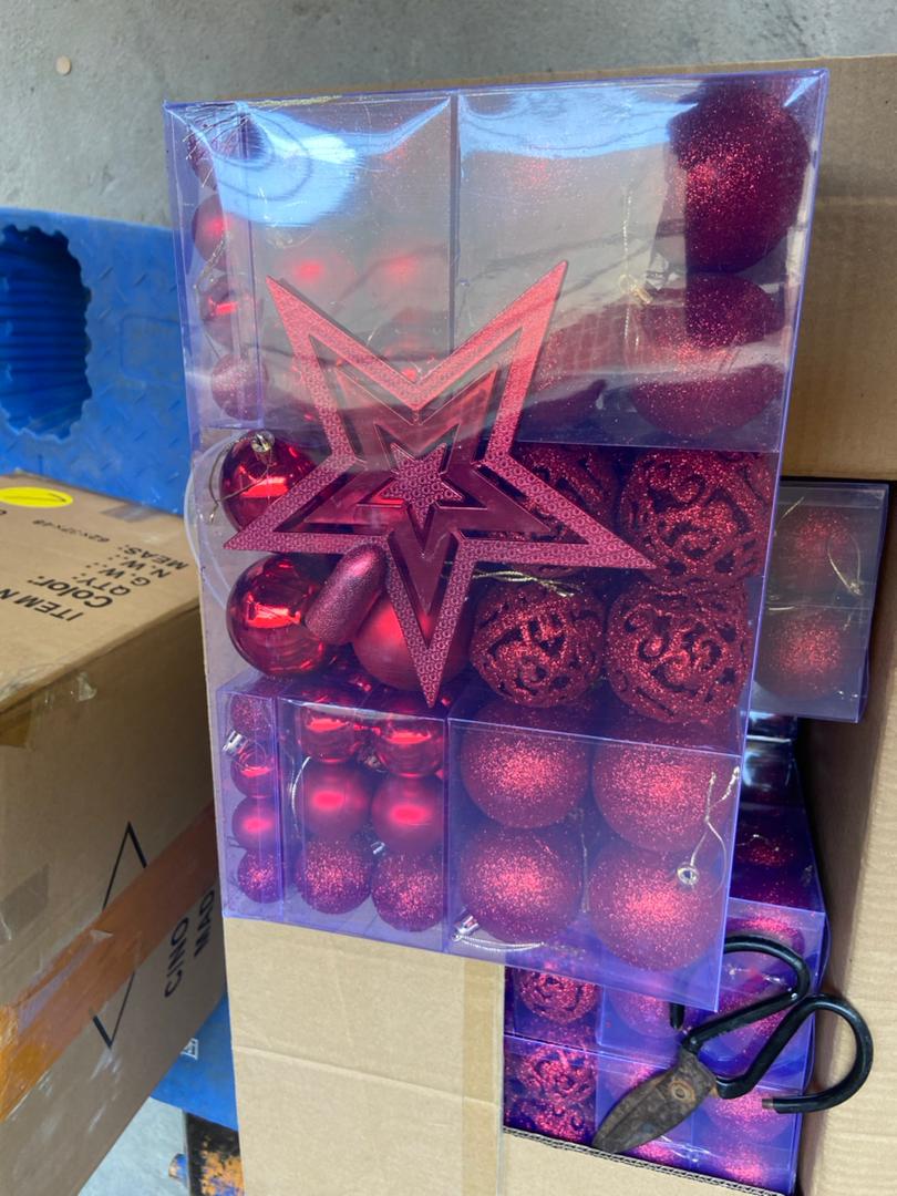 🎄 Luxury Christmas balls 101pcs Tree Ornament Set with Glitter Baubles & Star Topper – Premium Holiday Decoration Collection ✨🎁⭐🎨 Complete color-themed sets 101 pieces Christmas balls