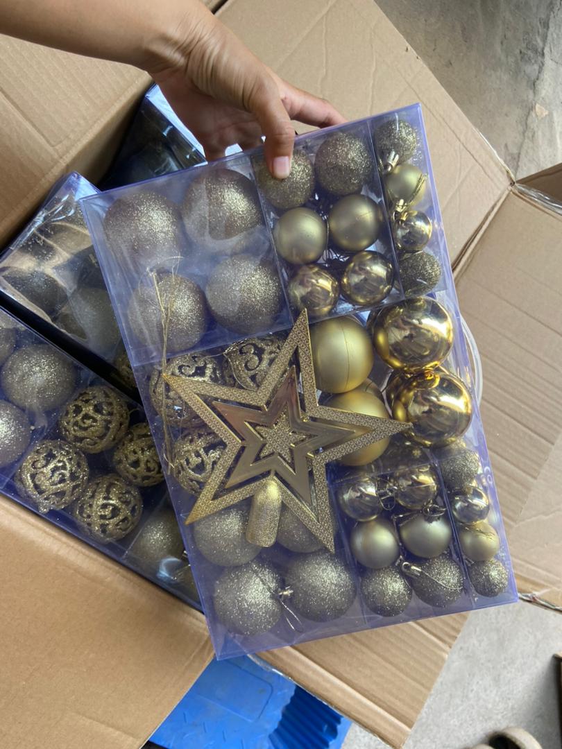 🎄 Luxury Christmas balls 101pcs Tree Ornament Set with Glitter Baubles & Star Topper – Premium Holiday Decoration Collection ✨🎁⭐🎨 Complete color-themed sets 101 pieces Christmas balls
