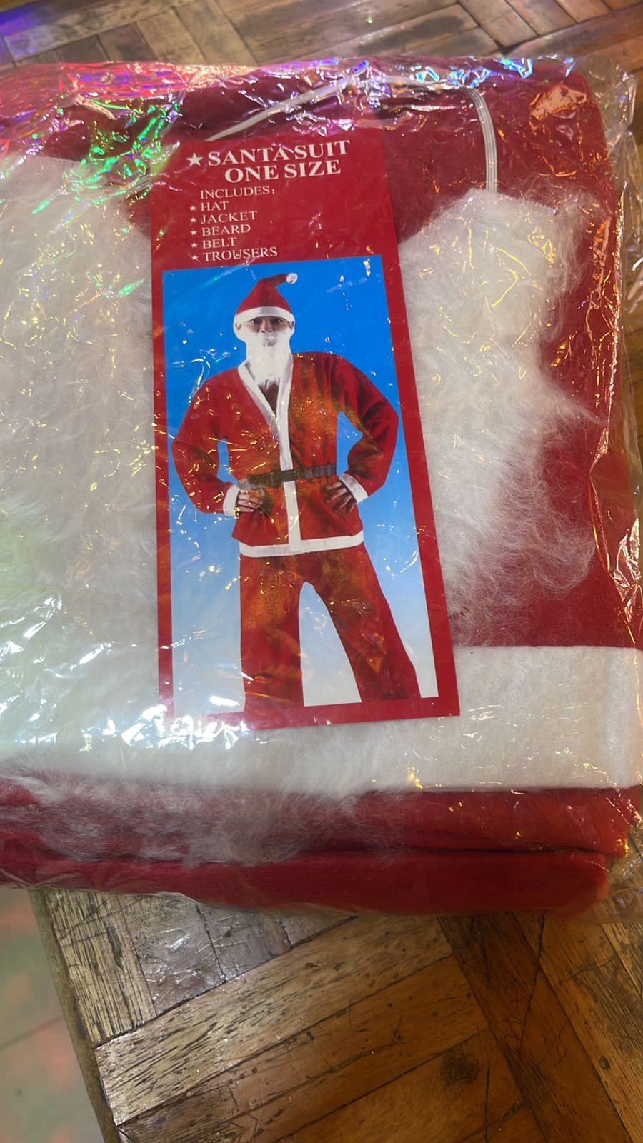 ✨Kids 6-Piece Santa Claus Costume Set – Festive Holiday Outfit with Hat, Coat, Pants, Beard & Adjustable Belt 🎅🎄✨ Make this Christmas extra magical with this adorable 6-piece Santa costume set for