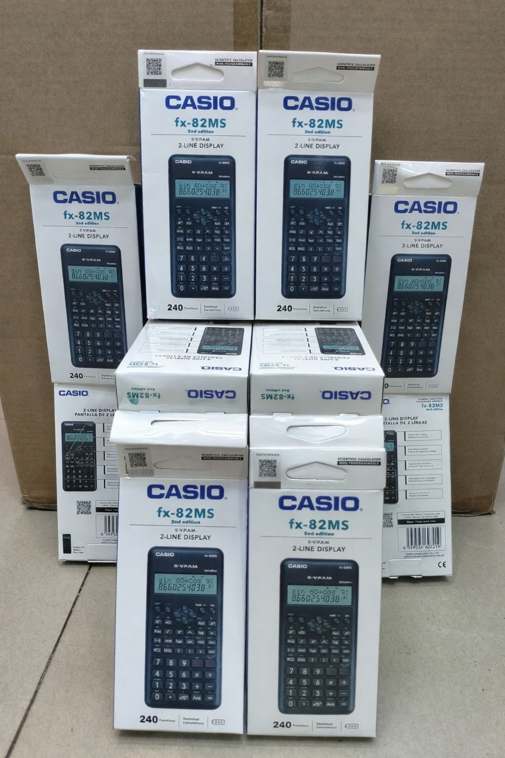📚 Exams zikikam, panic ni optional! 😄Casio FX-82MS Scientific Calculator iko na 240+ powerful functions — hii si calculator tu, ni study partner wako wa mwisho!✔ 2-Line Display kwa calculations