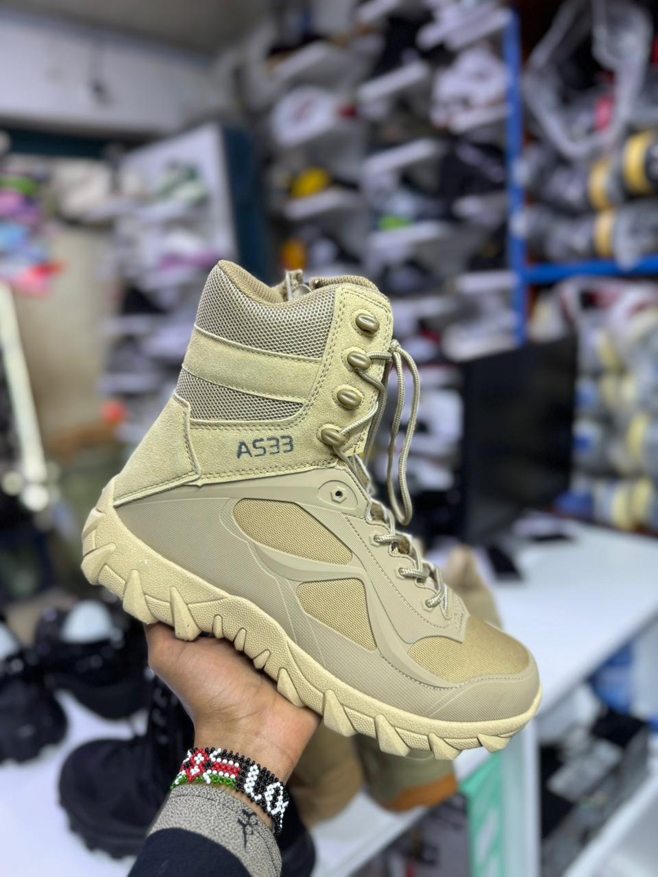 🥾 AS33 Tactical Boots – Tough, Durable & Built for Adventure 🔥Step out with confidence in the AS33 Tactical Boots, designed for strength, comfort, and all-terrain performance. Perfect for work, ou