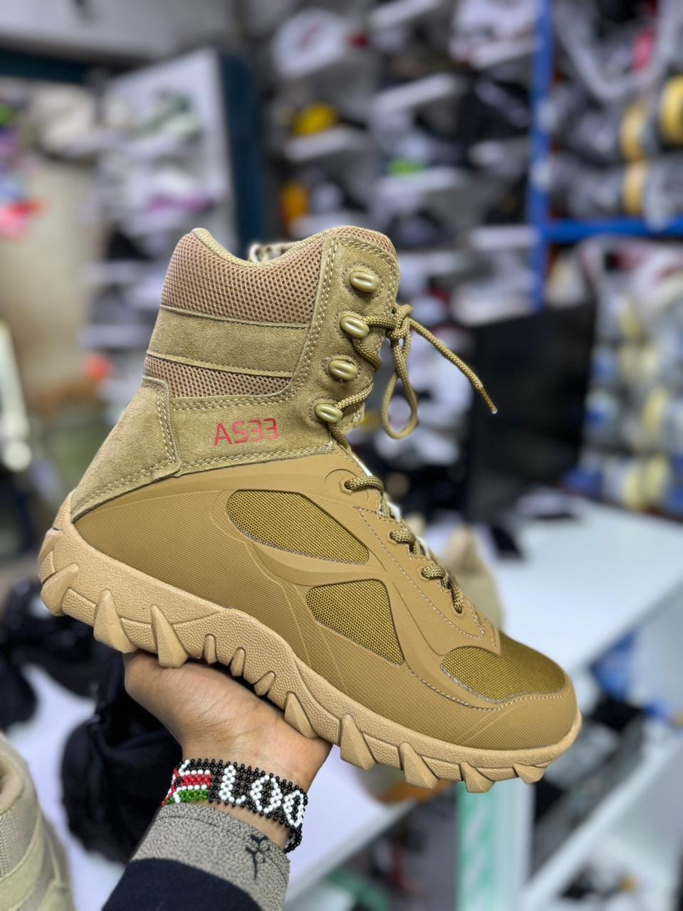 🥾 AS33 Tactical Boots – Tough, Durable & Built for Adventure 🔥Step out with confidence in the AS33 Tactical Boots, designed for strength, comfort, and all-terrain performance. Perfect for work, ou