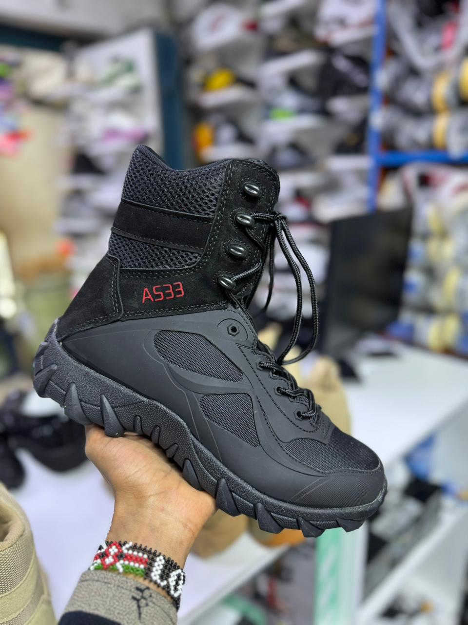 🥾 AS33 Tactical Boots – Tough, Durable & Built for Adventure 🔥Step out with confidence in the AS33 Tactical Boots, designed for strength, comfort, and all-terrain performance. Perfect for work, ou