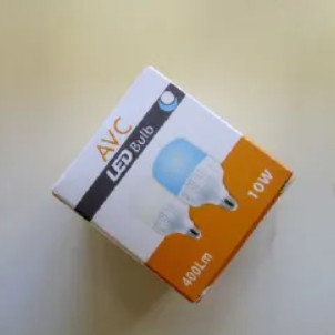 Avc 10W Multicolor LED Energy Saving Bulb(3 Colours In 1)enough brightness