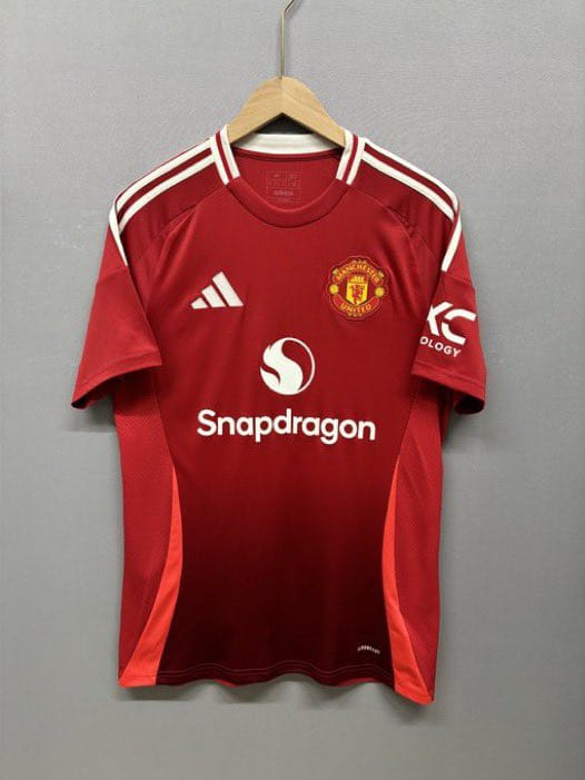 OFFICIAL MANCHESTER UNITED HOME JERSEY 2024/2025 RED DEVILS