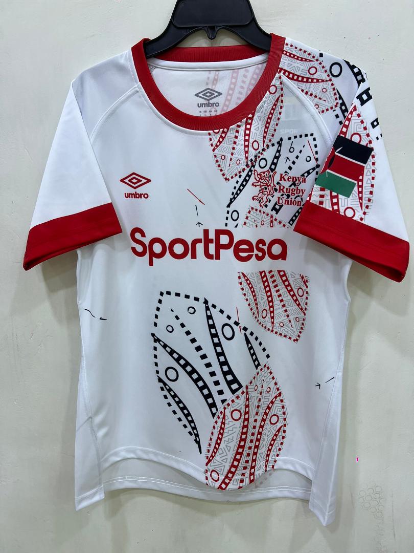 KENYA RUGBY KIT JERSEY HOME AWAY WHITE GREEN SEVENS WOLRD RUGBY CHAMPIONS