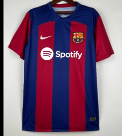 BARCELONA HOME KIT JERSEY 2024/2025 AWAY BLUE BLACK CHAMPIONS   SPOTIFY