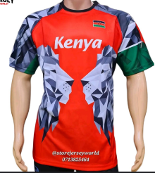 KENYA FAN FAVOURITE HOME KIT JERSEY GREEN WHITE PLAIN WHITE