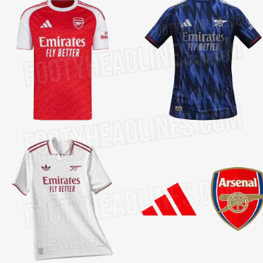 ARSENAL FOOTBALL CLUB HOME AWAY THIRD KIT JERSEY 2025/2026