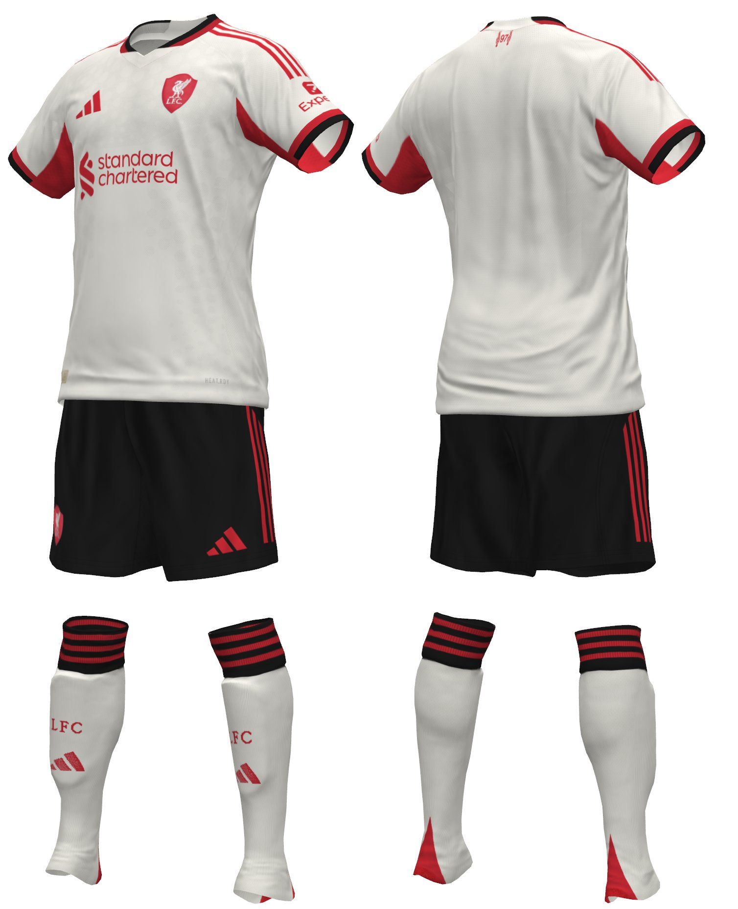 LIVERPOOL HOME AWAY THIRD KIT JERSEY 2025/2026 PREMIER LEAGUE CHAMPIONS