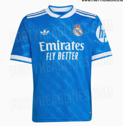 REAL MADRID AWAY/THIRD KIT JERSEY 2025/2026