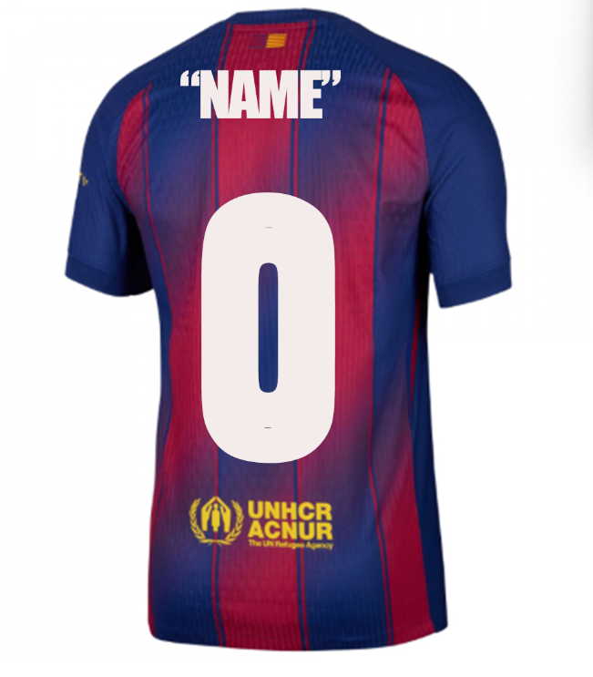 BARCELONA HOME/ AWAY/THIRD KIT JERSEY 2025/2026