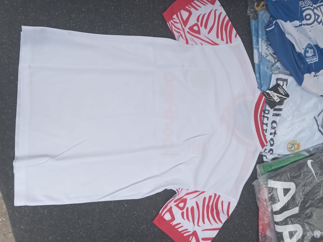SHABANA FOOTBALL CLUB SPORTPESA PREMIER LEAGUE TORE BOBE KIT/JERSEY 2025/2026 RED /WHITE