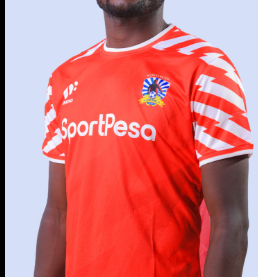 SHABANA FOOTBALL CLUB SPORTPESA PREMIER LEAGUE TORE BOBE KIT/JERSEY 2025/2026 RED /WHITE