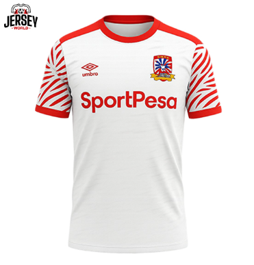 SHABANA FOOTBALL CLUB SPORTPESA PREMIER LEAGUE TORE BOBE KIT/JERSEY 2025/2026 RED /WHITE