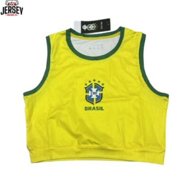 BRAZIL LADIES CROP TOP KIT JERSEY 2025