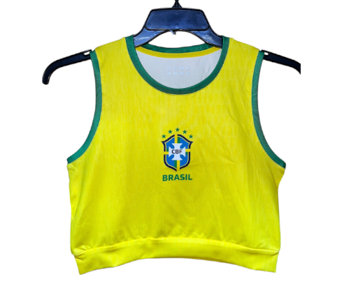 BRAZIL LADIES CROP TOP KIT JERSEY 2025