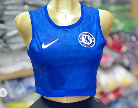 SEXY CHELSEA LADIES CROP TOP JERSEY KIT 2025-2026 WOMEN KIT CROP TOP