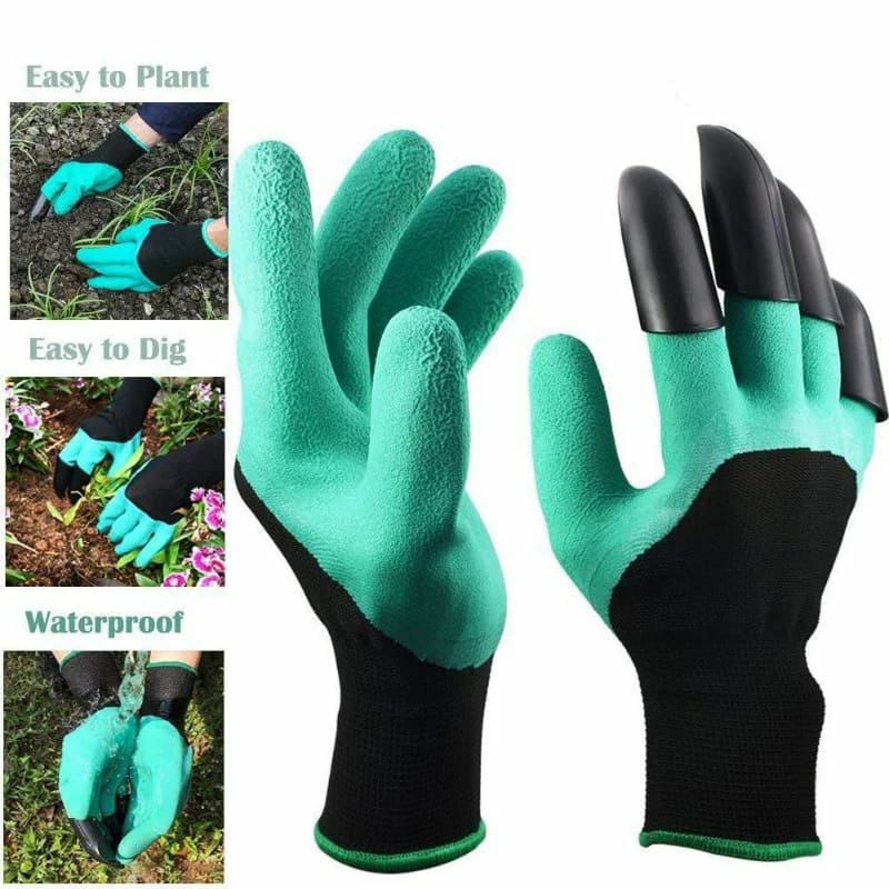 High Quality Garden Gloves for Planting, Working Guante Fingertips Latex Coating Garden Gloves with  Claws .